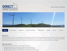 Tablet Screenshot of directwindservices.com